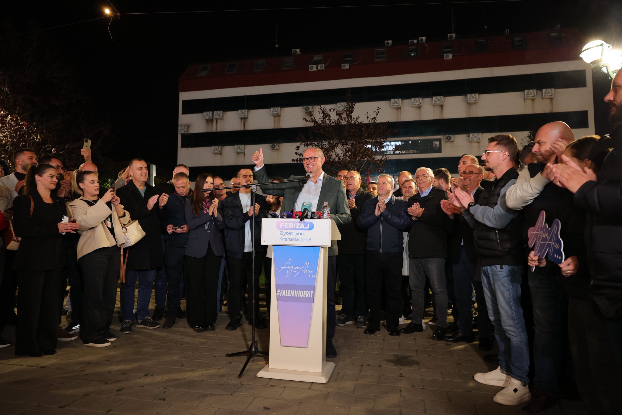 Zgjedhjet lokale  Agim Aliu shpall fitoren në Ferizaj