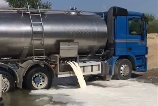 WP 8 - Kështu po detyrohen fermerët kosovar të derdhin qumështin në lum (VIDEO)