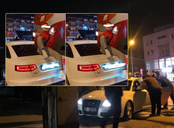 w 2 - I riu që u aksidentua me trenin në Ferizaj dhe pastaj bëri foto mbi veturë, është reperi kosovar