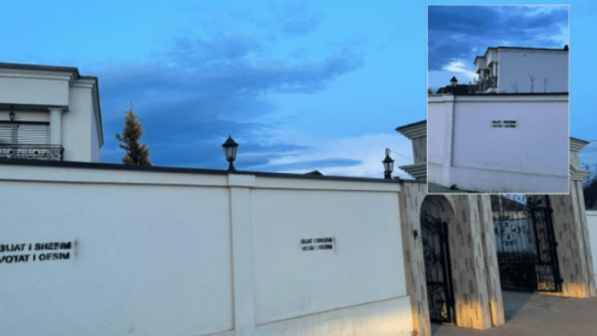 w - Policia nis hetimet për grafitet fyese në muret e oborrit të shtëpisë së deputetes Adelina Grainca