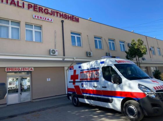 emergjenca ferizaj 560x416 - 3-vjeçari nga Ferizaj me djegie të shumta në trup, gjendja e tij e rëndë