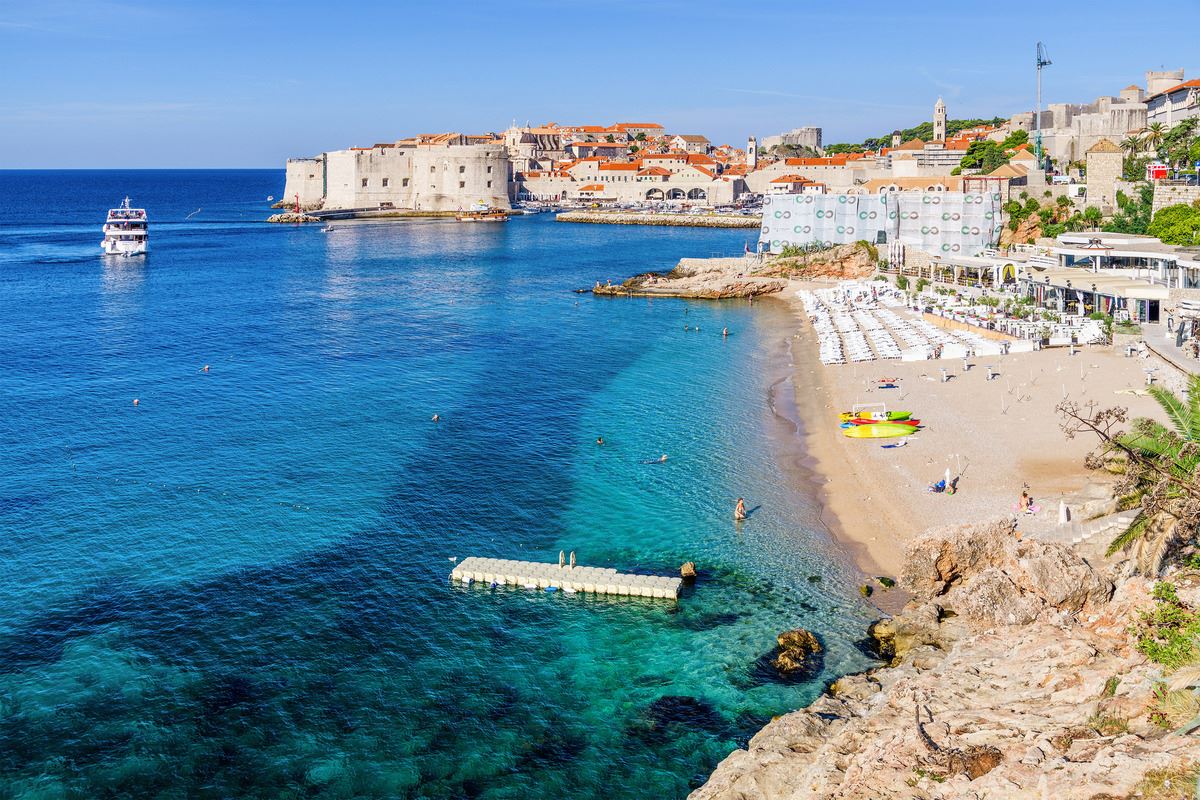 DUBROVNIK Banje D85 4148 Aleksandar Gospic metapic - 8 plazhet më të bukura të Kroacisë