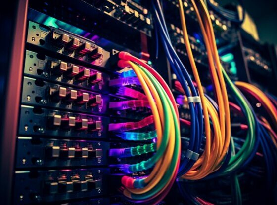 close up server rack with colorful cables connectors 1170794 258530 560x416 - Siguria Kibernetike në Kosovë: A Jemi të Përgatitur për Sulmet Moderne?
