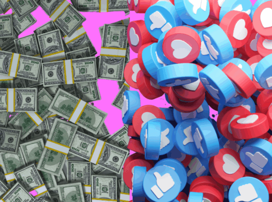 Money vs likes 1024x576 1 560x416 - Qysh me Fitu Pare prej Rrjeteve Sociale?